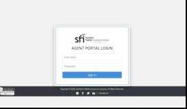 
							         Agent Portal - Southern Fidelity								  
							    