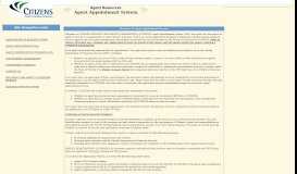 
							         Agent Resources - Agent Appointment System - Citizens ...								  
							    