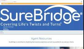 
							         Agent Resources for Supplemental Insurance - SureBridge								  
							    