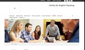 
							         Agents home - Centre for English Teaching - Learn English at the ...								  
							    