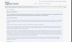 
							         Agent's Portal - Terms and Conditions - Insular Life								  
							    