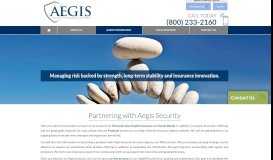 
							         Agents/Producers - AEGIS - Aegis Security Insurance Company								  
							    
