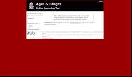 
							         Ages & Stages ®								  
							    
