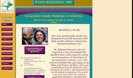
							         AgeWell Longevity Program - Evan Kligman, MD								  
							    