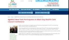 
							         AgeWell New York Participates in Adult Day Health Care Council ...								  
							    