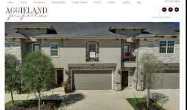 
							         Aggieland Properties - College Station Property Management & Leasing								  
							    