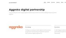
							         Aggreko Digital Partnership | Screenmedia								  
							    
