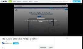 
							         AgileCraft Ideation Portal Briefer on Vimeo								  
							    
