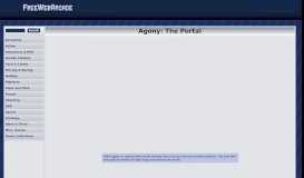 
							         Agony: The Portal - Free Web Arcade								  
							    