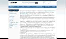 
							         Agreement for Optimum Business Hosted ... - Optimum Business - Terms								  
							    