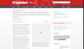 
							         Agreement signed between Kumamoto University, Japan and the ...								  
							    