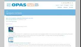 
							         Agregador de feeds | Campus Virtual de Saúde Pública (OPAS/OMS)								  
							    