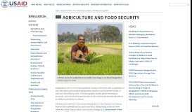
							         Agriculture and Food Security | Bangladesh | U.S. Agency for ...								  
							    