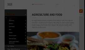
							         Agriculture and Food | SGS Australia								  
							    
