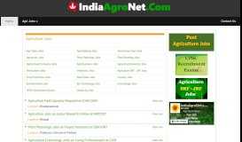 
							         Agriculture Jobs in India | Agri Jobs | Agriculture Careers and Job ...								  
							    