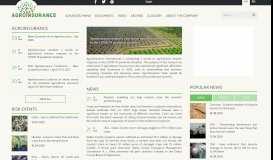 
							         Agroinsurance – Portal on Agricultural Insurance and Risk Management								  
							    
