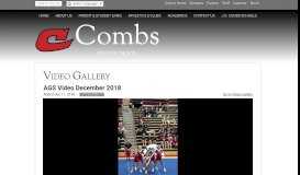
							         AGS Video December 2018 | Combs High School								  
							    