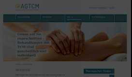 
							         AGTCM e.V. - Für Patient/inn/en Akupunktur und TCM								  
							    