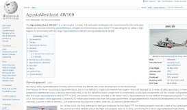 
							         AgustaWestland AW169 - Wikipedia								  
							    