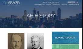 
							         AH History | Atlanta Housing Authority								  
							    