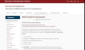 
							         AHA Guidance Document | Research and Engagement								  
							    
