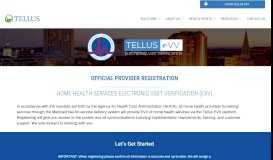 
							         AHCA Registration page • Tellus, LLC								  
							    