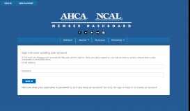 
							         AHCA/NCAL Bed Count Portal								  
							    