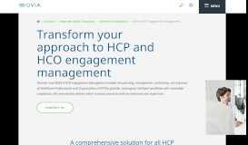 
							         AHM: HCP Engagement Software Solution								  
							    