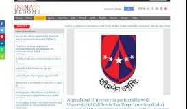 
							         Ahmedabad University in partnership with University of California San ...								  
							    
