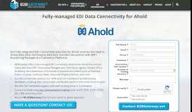 
							         Ahold Fully-managed EDI | B2BGateway								  
							    