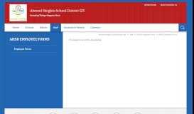 
							         AHSD Employee Forms - Atwood Heights School District 125								  
							    
