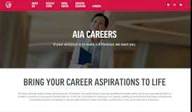 
							         AIA Careers - AIA Group Limited								  
							    