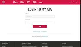 
							         AIA Customer Portal | Login - AIA Malaysia								  
							    