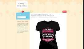 
							         AIA LIFE PLANNER Tee Shirts | Sunfrog T-Shirts Online								  
							    