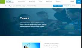 
							         AIChE Career Resources and Job Board								  
							    