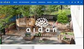 
							         Aidan Montessori School: Home								  
							    