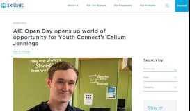 
							         AIE Open Day opens up world of opportunity for Youth Connect's ...								  
							    