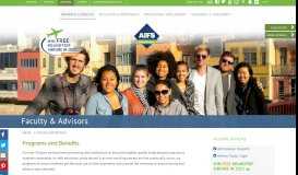 
							         AIFS Study Abroad Faculty and Advisors | Program Benefits								  
							    