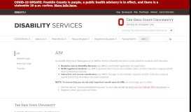 
							         AIM : Disability Services								  
							    