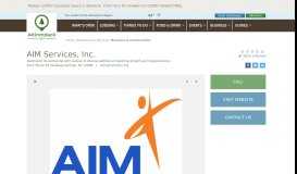 
							         AIM Services, Inc - Disability Services Serving the Greater Saratoga ...								  
							    