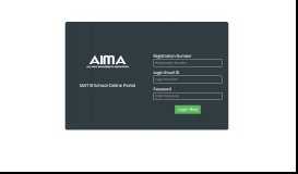 
							         AIMA - Portal Login - mat@aima.								  
							    