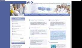 
							         AIO Arbeitsgemeinschaft Internistische Onkologie: Startseite								  
							    