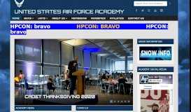 
							         Air Force Academy Homepage								  
							    