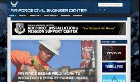 
							         Air Force Civil Engineer Center								  
							    