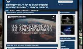 
							         Air Force Entertainment Liaison Office > Home - AF.mil								  
							    