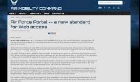 
							         Air Force Portal -- a new standard for Web access > Air Mobility ...								  
							    