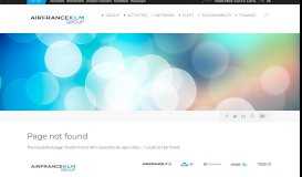 
							         Air France-KLM launches its Open Data portal								  
							    