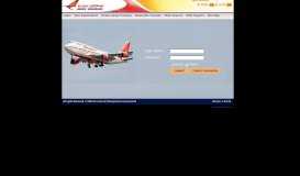 
							         Air India Air Transport Services Limited - Login								  
							    