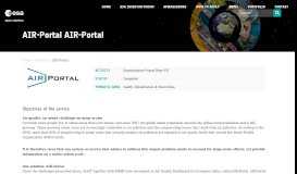 
							         AIR-Portal | ESA Business Applications								  
							    