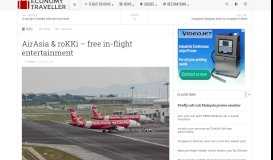 
							         AirAsia & roKKi - free in-flight entertainment - Economy Traveller								  
							    